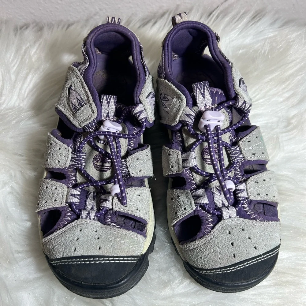 Timberland Earthkeepers Belknap Purple Sport Sandals Size 11 kids